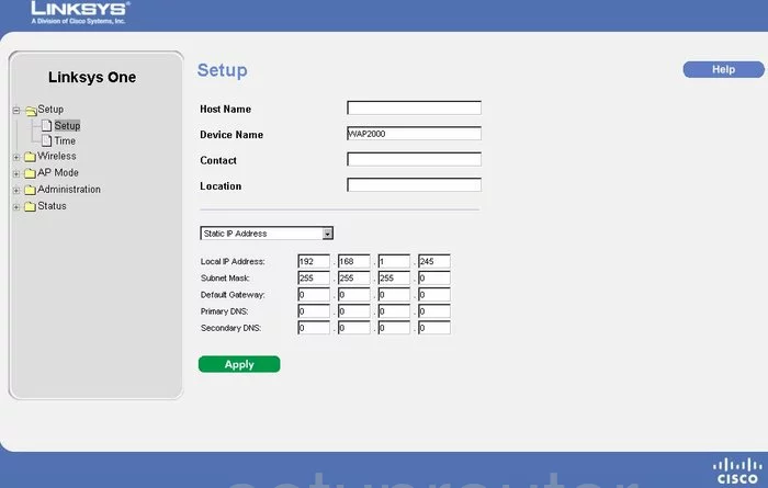 router setup