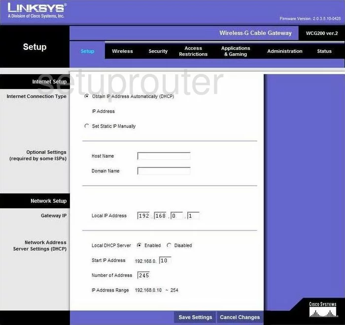 router setup