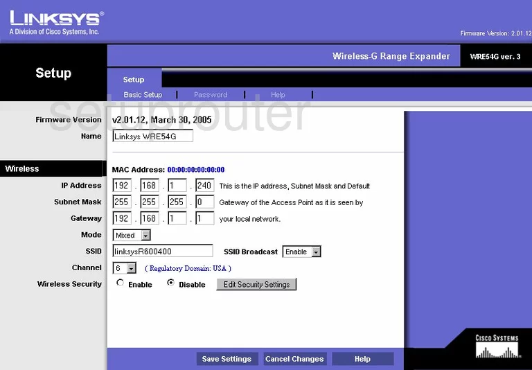 router setup