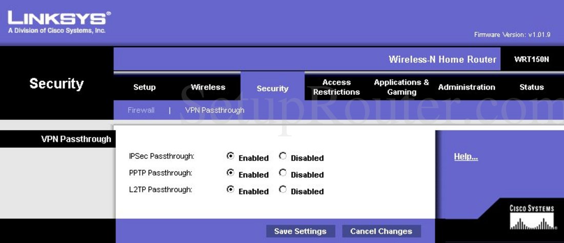 Vpn passthrough что это на роутере