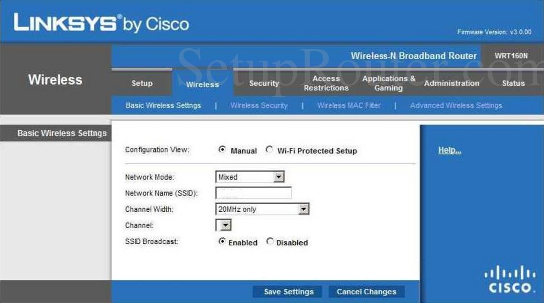 how to configure linksys wireless router wrt160n