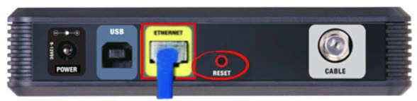 router reset factory settings