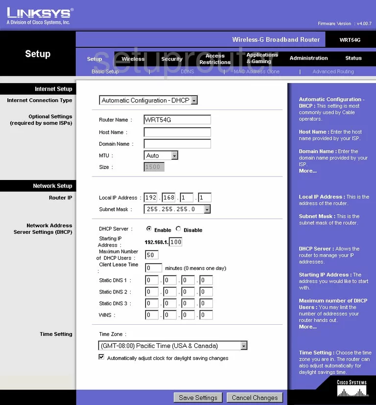 router setup