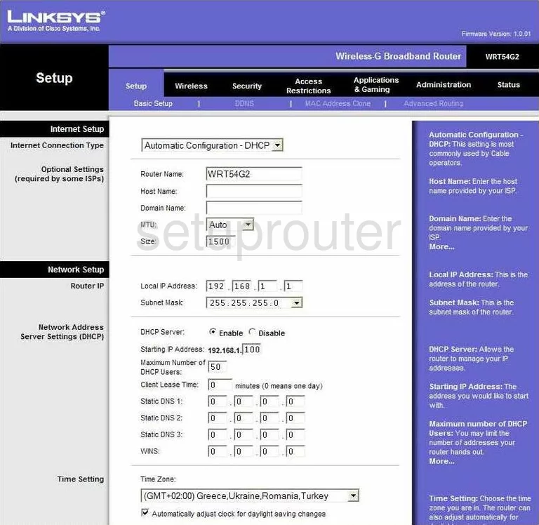 router setup