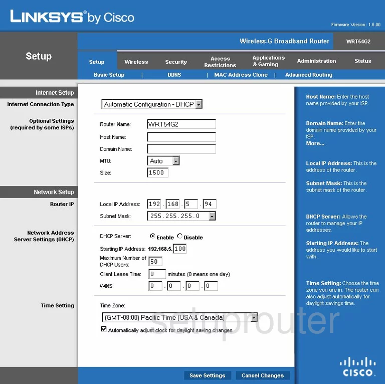 router setup