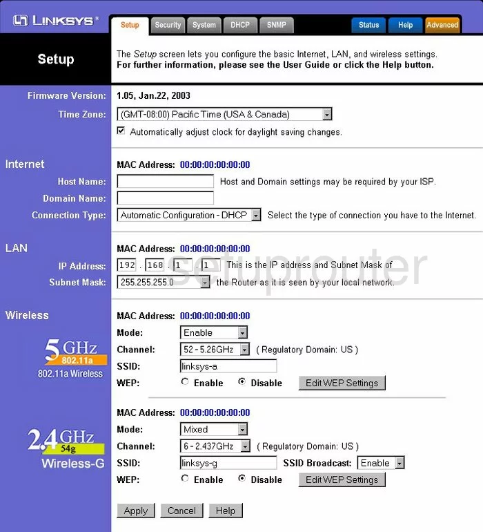 router setup