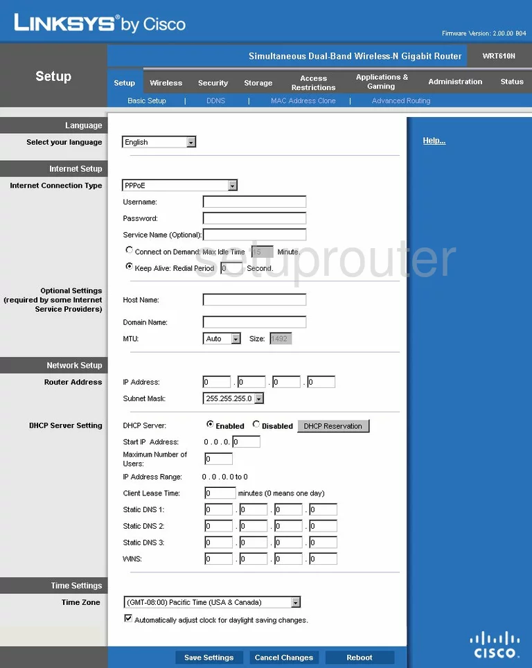 router setup