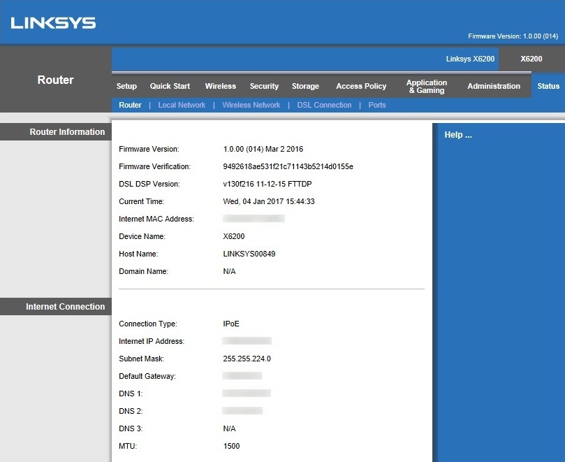 Setup WiFi on the Linksys X6200