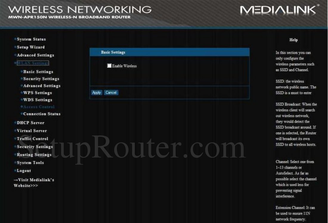 medialink ip address router