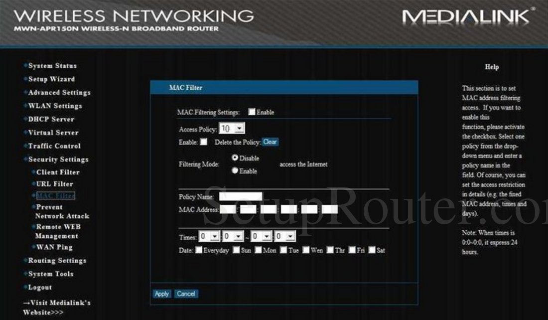 medialink setup
