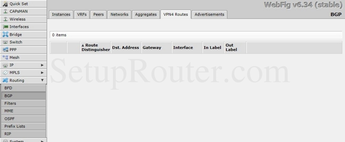 mikrotik routeros v6 email config