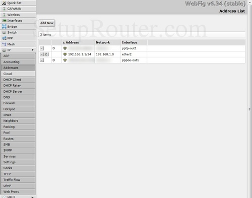 mikrotik routeros v6.34 default password