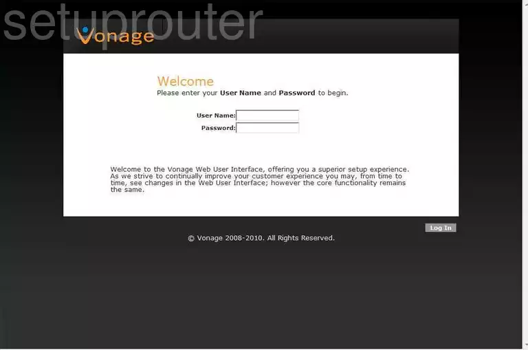 router login screen