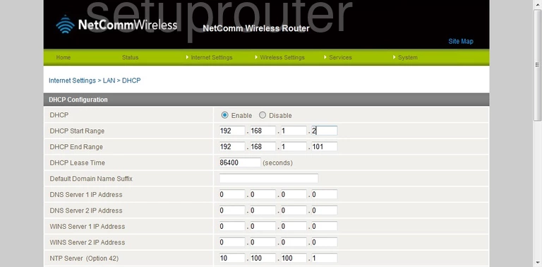 router DHCP lan mac address binding internet settings