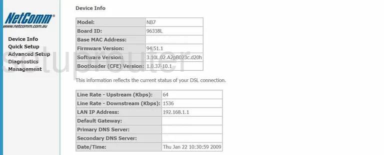 router status mac address internet IP