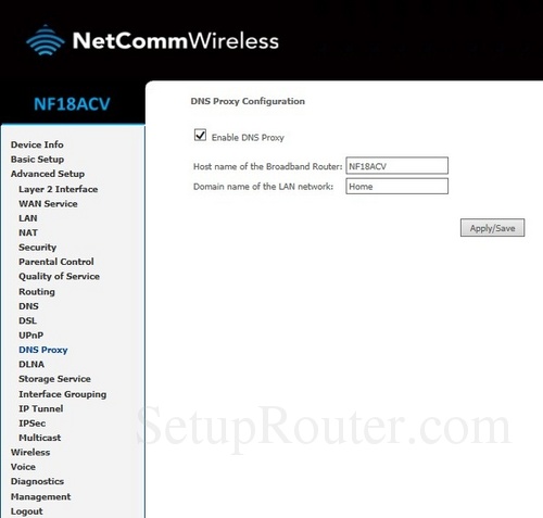 Netcomm Nf18acv Screenshots