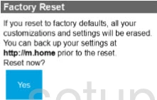 router reset factory settings