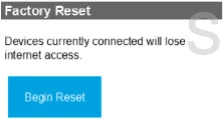 router reset factory settings