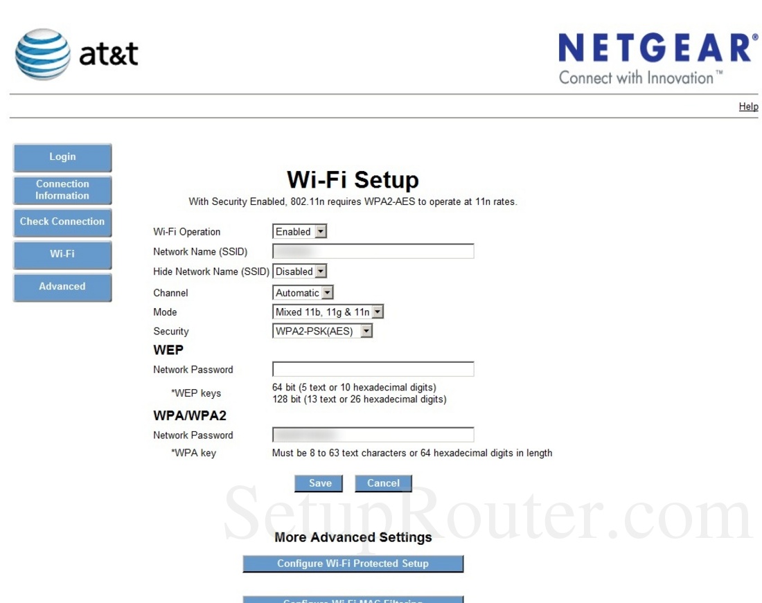 Netgear B90-755025-15 Screenshot Wireless Setup