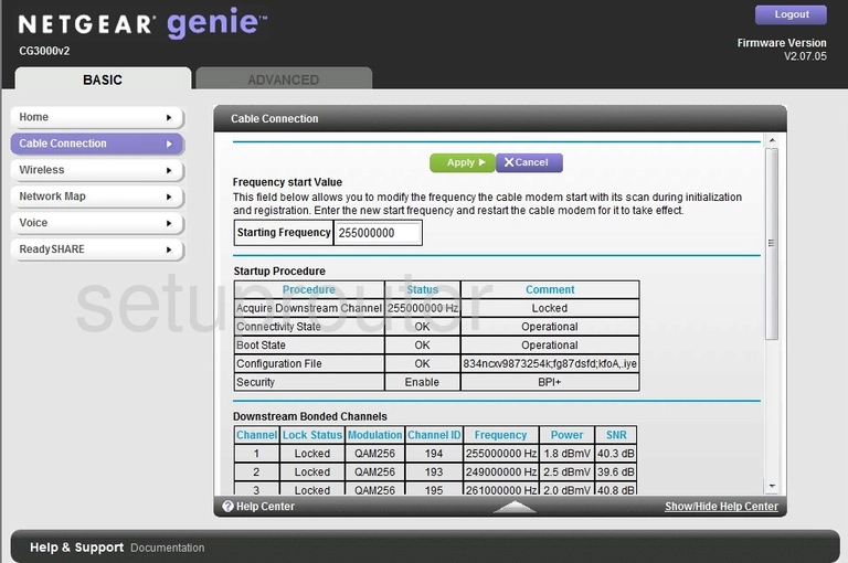 router status mac address internet IP