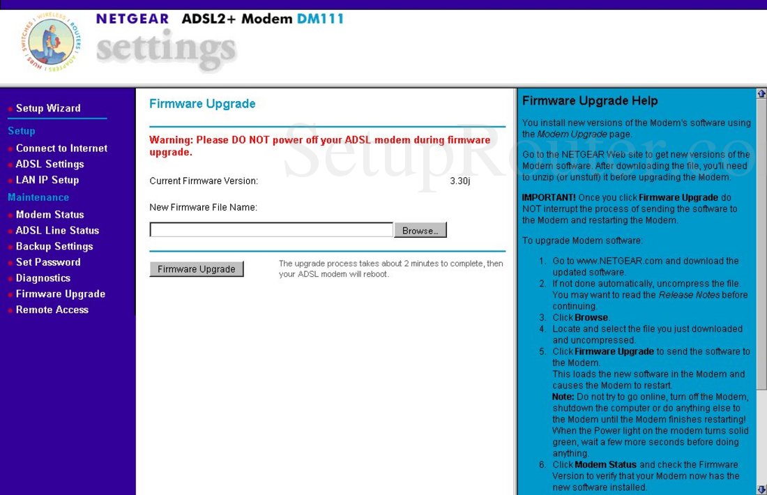 netgear router firmware upgrade invalid file name