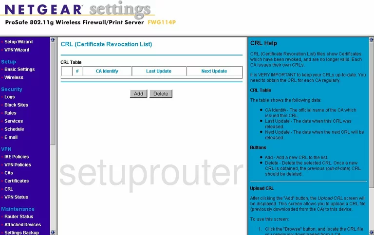 router certificates