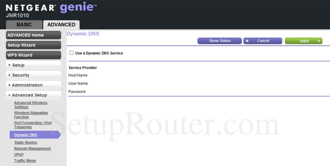 Настройка роутера netgear jnr1010