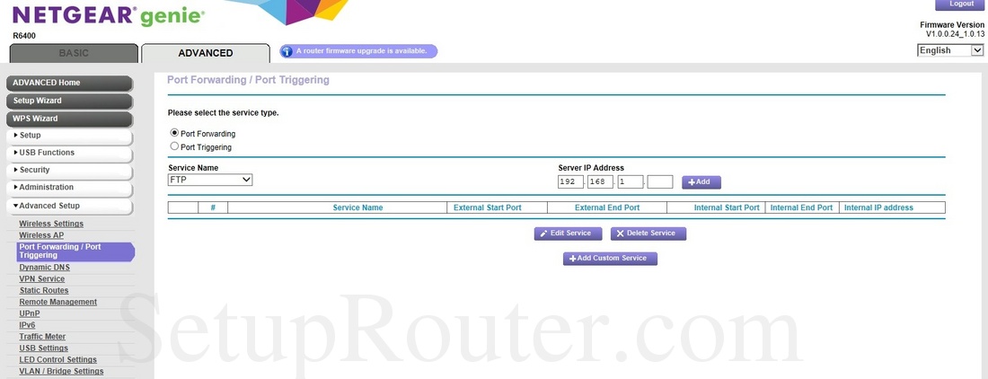 setup airvpn netgear 6400