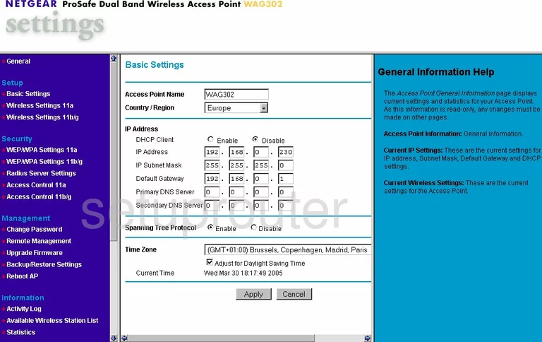 router setup