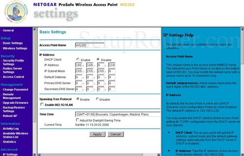 netgear genie dhcp