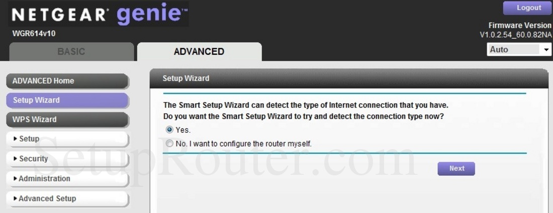 netgear genie router login reset