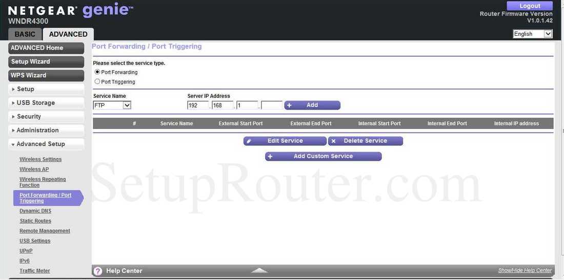 Настройка роутера netgear wndr4300