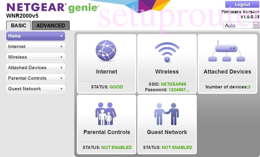 Netgear WNR2000v5 Login Instructions