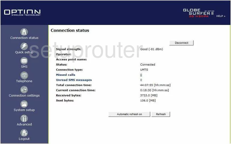 router status mac address internet IP