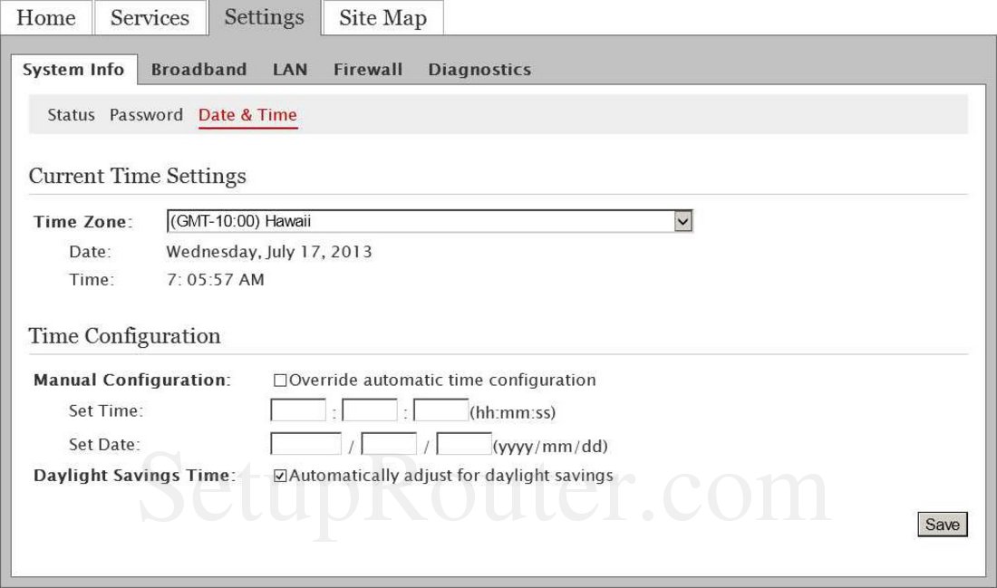 Pace-Plc 4111N-030 Screenshot Date and Time