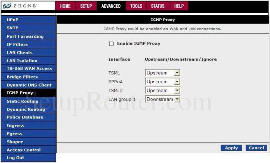 Igmp proxy что это в роутере