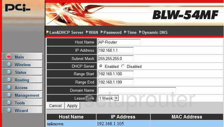 router setup