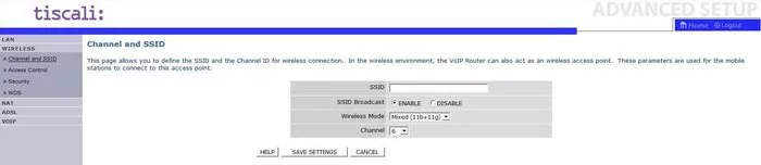 router Wi-Fi channel ssid mode
