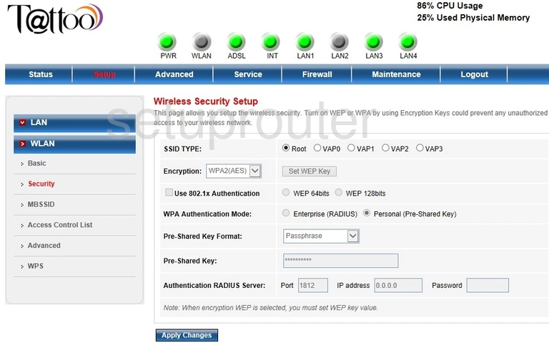 router wifi security wireless