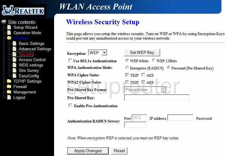 router wifi security wireless