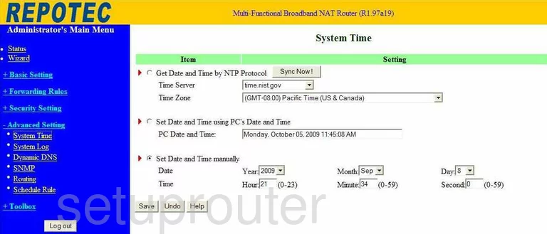 router time setup