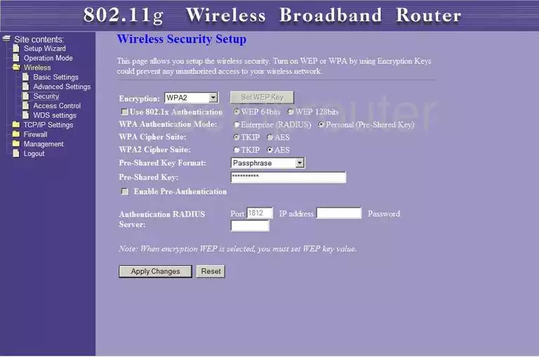 router wifi security wireless