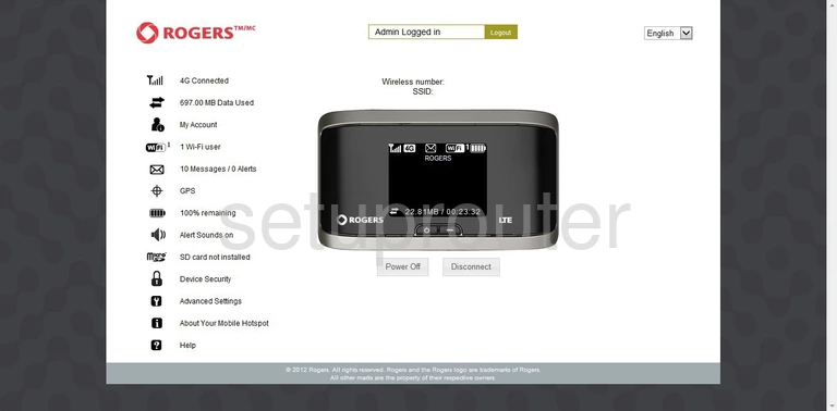 router status mac address internet IP