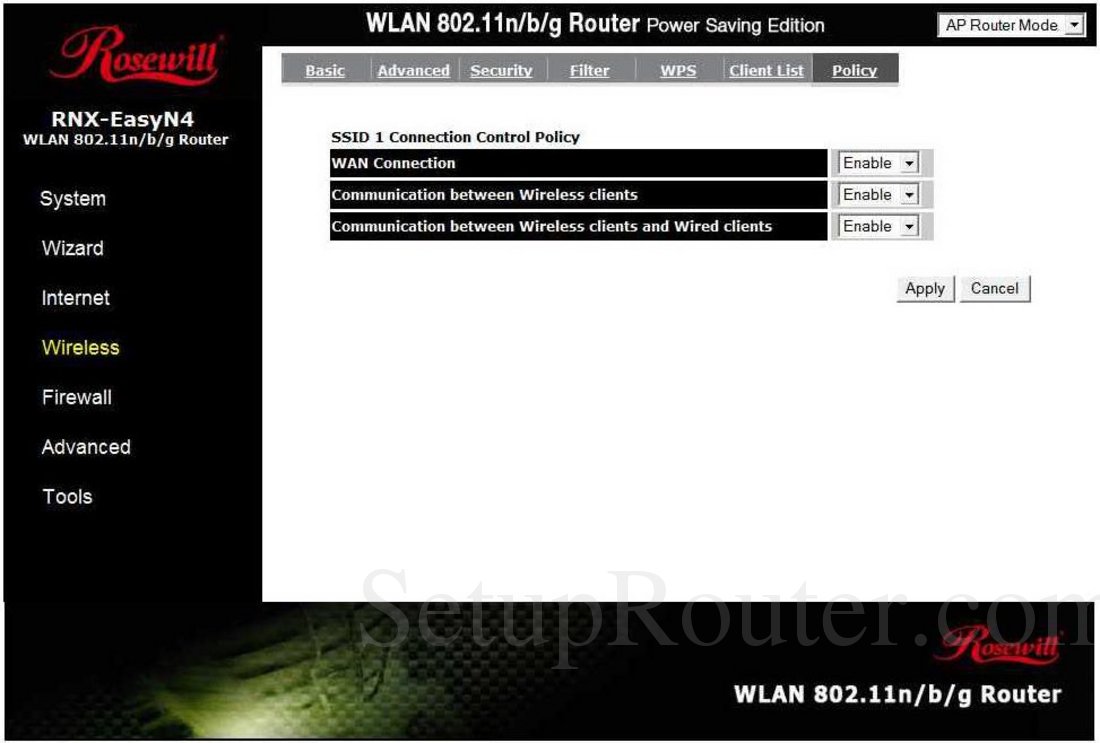 rosewill wireless configuration utility windows 10