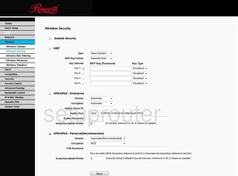 router wifi security wireless