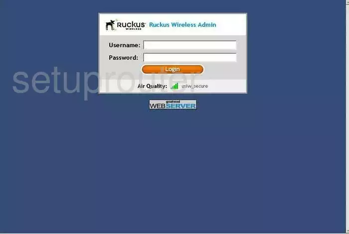 router login screen