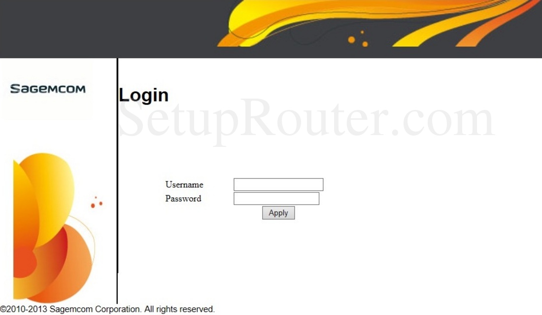 Fast 3686 Screenshot Login