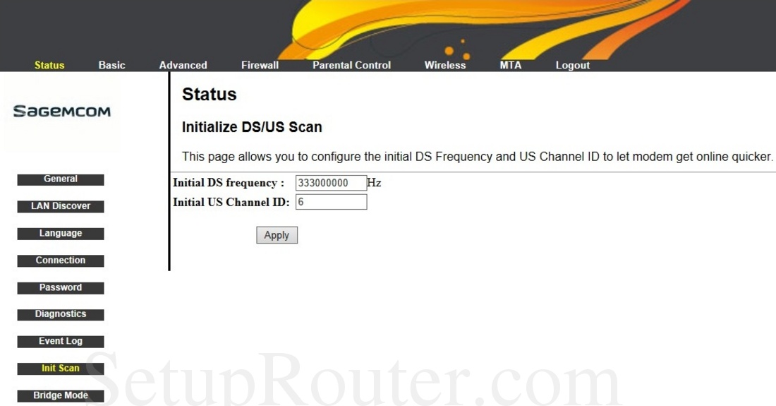 Fast 3686 Screenshot InitScan