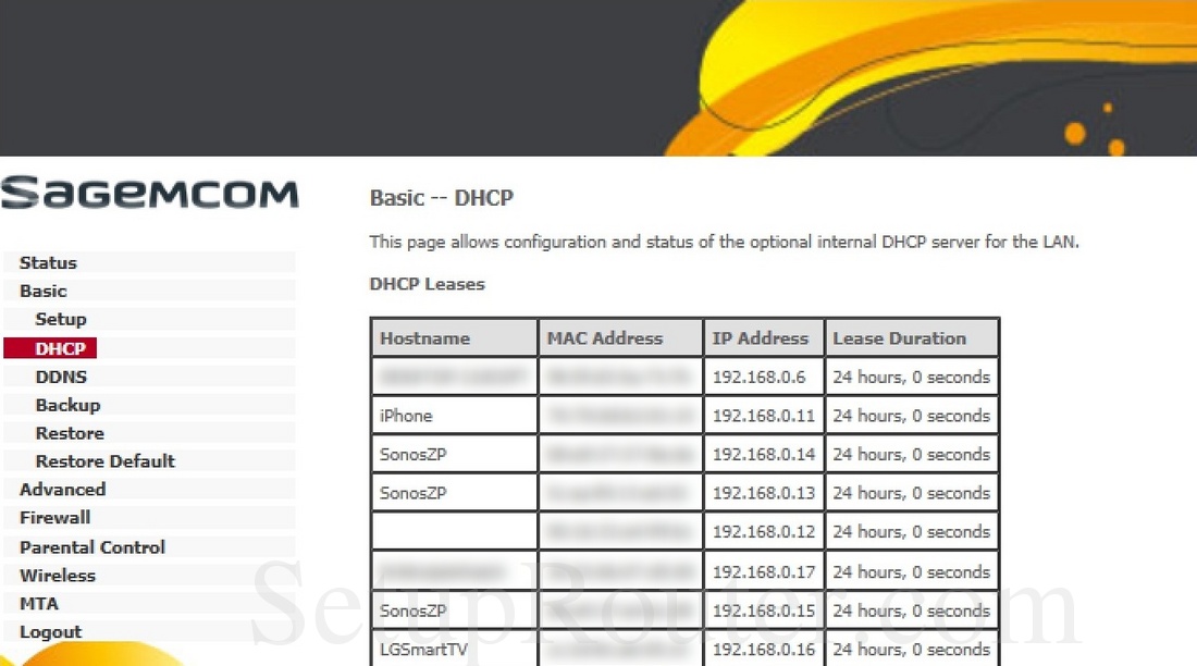 Как отключить dhcp на роутере sagemcom