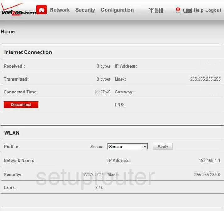 router status mac address internet IP